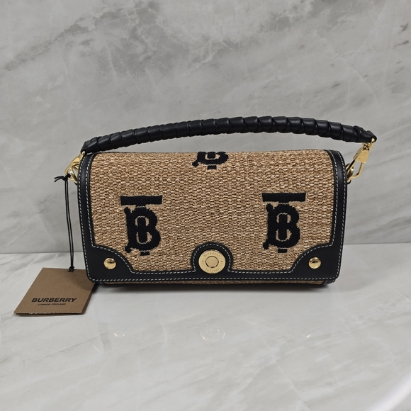 Burberry Handbags - Burberry Tan and Black Women's Bag